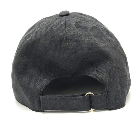 GUCCI 627114 Gucci Off The Grid GG Logo hat cap baseball cap Nylon Black/Gold main image 5